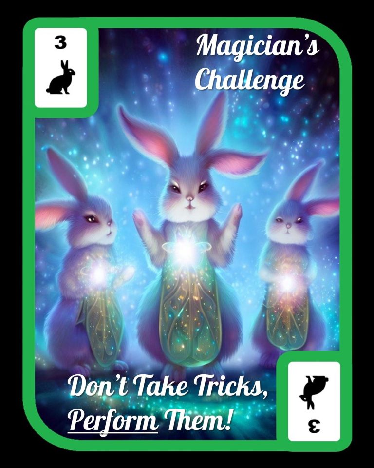 Picture of the 3-of-Rabbits card